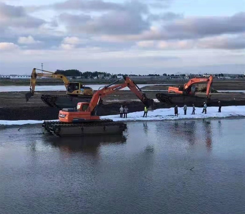 水陸挖掘機油溫高故障修理方法